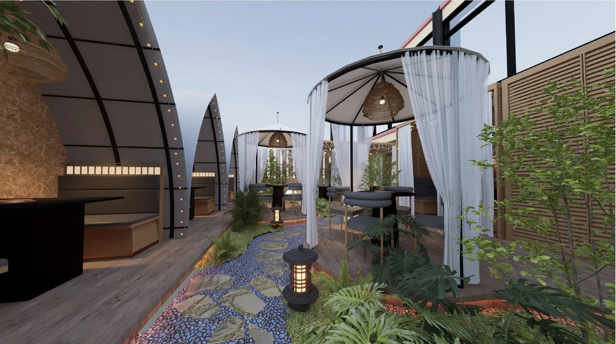 Mikiya Hawaii outdoor patio