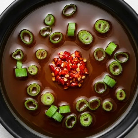 Spicy Ponzu finished dipping bowl