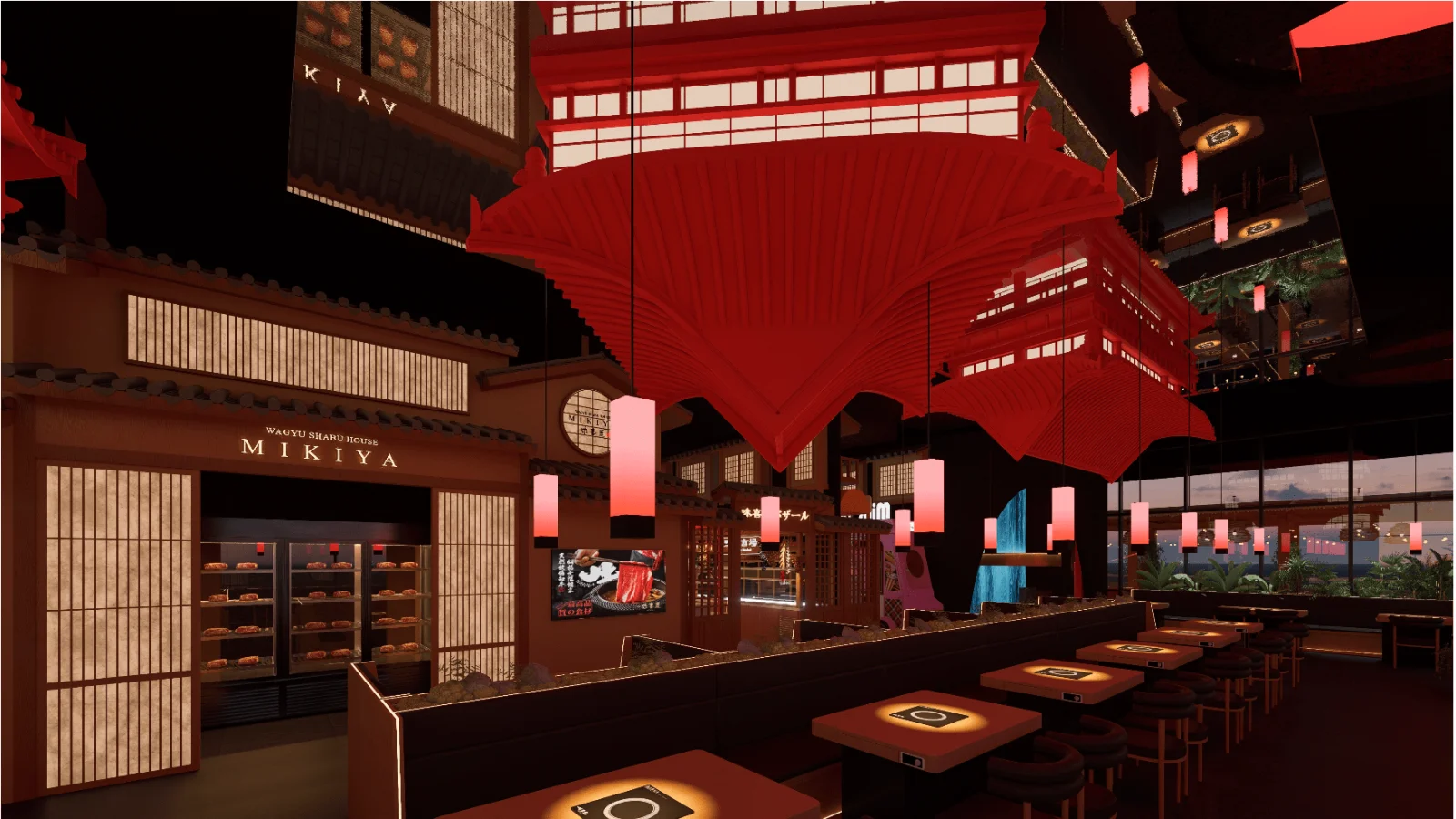 Mikiya San Mateo dining room